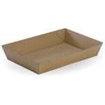 BIOPAK BIOBOARD TRAY SIZE 4 BROWN PACK 125