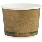 BIOPAK BIOBOWL BOWL 550ML16OZ KRAFT PACK 25