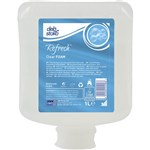 DEB REFRESH CLEAR FOAM HAND WASH FRAGRANCE FREE CARTRIDGE 1 LITRE