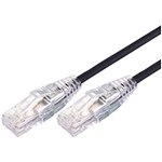 COMSOL ULTRA THIN SNAGLESS PATCH CABLE CAT6A 10GBE UTP 2M BLACK