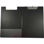 GNS CLIPFOLDER PVC A4 BLACK WITH POCKET