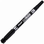 PILOT SCATM DUAL NIB PERMANENT MARKER 0405MM BLACK
