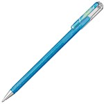 PENTEL K110 HYBRID DUAL METALLIC GEL INK PEN 10MM BLUE GREY  METALLIC BLUE AND SILVER