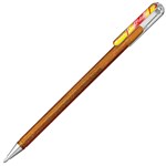 PENTEL K110 HYBRID DUAL METALLIC GEL INK PEN 10MM GOLD  METALLIC RED AND GOLD