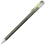 PENTEL K110 HYBRID DUAL METALLIC GEL INK PEN 10MM SILVER  METALLIC COPPER AND GREEN BOX 12