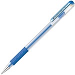 PENTEL K118 HYBRID GEL GRIP GEL INK PEN 08MM METALLIC BLUE BOX 12