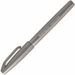 PENTEL SES15C BRUSH SIGN PEN MARKER GREY