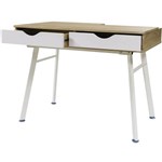 SYLEX HOUSTON COMPUTER DESK 1000 X 600 X 775MM WHITEOAK