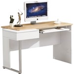 SYLEX MINNEAPOLIS COMPUTER DESK 1300 X 700 X 755MM WHITEOAK