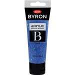 JASART BYRON ACRYLIC PAINT 75ML  GLITTER BLUE