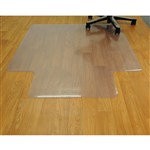 ANCHORMAT SMOOTH HARD FLOOR CHAIR MAT KEYHOLE 1150 X 1350MM CLEAR