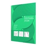 COLLINS COLPLAN 62P52 DIARY WITH NOTES WEEK TO VIEW A4 GREEN