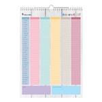 COLLINS BRIGHTON WALL CALENDAR BTFC135 MONTH TO VIEW A3