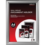 DEFLECTO SFPSA4 DOCUMENT HOLDER WALL MOUNT A4 SILVER