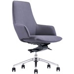 EXECUTIVE PORTFOLIO NEWPORT CHAIR MEDIUM BACK PU LEATHER 295 X 470 X 995MM BLACK