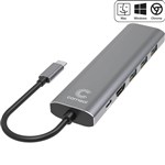 COMSOL USBC MULTIPORT ADAPTER 4K HDMI WITH USBC PD POWER BLACK