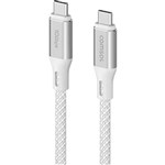 COMSOL SILICONE USBC TO USBC CABLE 10GBPS 12M WHITE