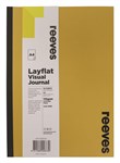 REEVES VISUAL JOURNAL A4 LAYFLAT SENAPE COVER 30 SHEETS NO PERFORATION