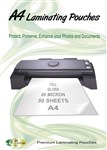 LAMINATING POUCH GOLD SOVEREIGN A4 80 MICRON PK50