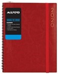 MILFORD PLATINUM A5 DAY TO PAGE CHERRY 2020 DIARY