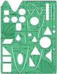 STENCIL TEMPLATE MATHAID  PROLINER NONFORMULAE YRS 912