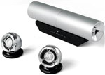 EDIFIER MP300 PLUS AURORA 21 PORTABLE HIFI SPEAKER  35MM AUX2INC TUBULAR SUBWOOFER2 SPHERICAL SATELLITES WITH METAL WEAVE GRILLERS