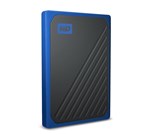 WD MY PASSPORT GO 1TB EXTERNAL PORTABLE SSD 400 MBs USB30 TOUGH DURABLE DROP RESISTANT COBALT BLUE