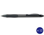 PILOT G2 PENSTYLUS GREY RETRACTABLE GEL INK PEN FINE 07MM BLACK