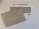 ENVELOPE OZCORP C6 SILVER PK20