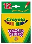 CRAYOLA PENCIL COLOURED HALF PACK12