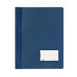 DURABLE PREMIUM FLAT FILE A4 EXTRA WIDE TRANSLUSCENT DARK BLUE 268007