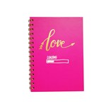 NOTEBOOK PROFILE A5 HARDCOVER SPIRAL LOVE DOWNLOADING 160PG
