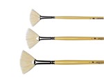 WINSOR  NEWTON ARTISTS HOG BRUSHES FAN SIZE 6