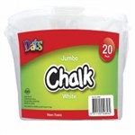 CHALK DATS JUMBO BUCKET WHITE 20S