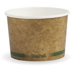BIOPAK BIOBOWL BOWL 740ML  24OZ KRAFT BIOBOWL PACK 25