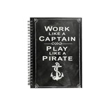 NOTEBOOK PROFILE A5 HARDCOVER SPIRAL WORK LIKE A CAPTAIN 160 PAGES