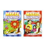 BOOK KIDS COLOURING A4 PAINTING MAGIC WITH WATER 2 ASSORTED 16 PAGES