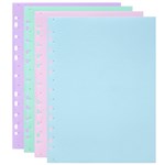 DISPLAY BOOK MARBIG A4 10 POCKET PASTEL COLOURS ASSORTED