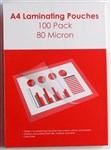 LAMINATING POUCH GNS A4 80 MICRON PACK 100
