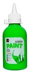 EDUCATIONAL COLOURS RAINBOW JUNIOR FLUORO ACRYLIC PAINT 250ML GREEN
