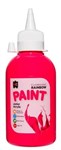 EDUCATIONAL COLOURS RAINBOW JUNIOR FLUORO ACRYLIC PAINT 250ML PINK