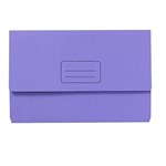 BANTEX DOCUMENT WALLET 230GSM FOOLSCAP PURPLE