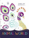 ADULT ANIMAL COLOURING ANIMAL WORLD