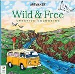 ART MAKER WILD AND FREE COLOURING BOOK