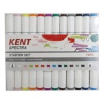 KENT SPECTRA GRAPHIC DESIGN MARKER STARTER SETS 0028250 PACK 12