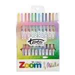 TEXTA ZOOM TWIST CRAYON METALLIC PK 12