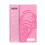 COLOURHIDE SCENTED NOTEBOOK A4 120PG STRAWBERRY