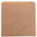 PAPER BAG NO 4 SQUARE STRUNG BROWN 275MM X 270MM PACK 500