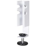 RAPID INFINITY  DELUX RETURNCORNER WORKSTATION RAIL CLAMP SET OF 2 WHITE
