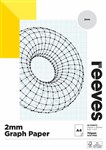 REEVES GRAPH PAPER PAD 2MM GRID 70GSM 40 SHEETS A4